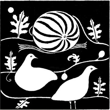 左藤吹きガラス工房 メッセージカード用イラスト